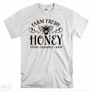 Farm Fresh Honey Bee, Graphic Women's T-shirt